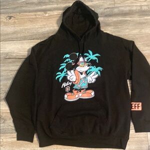 Black Graphic Hoodie